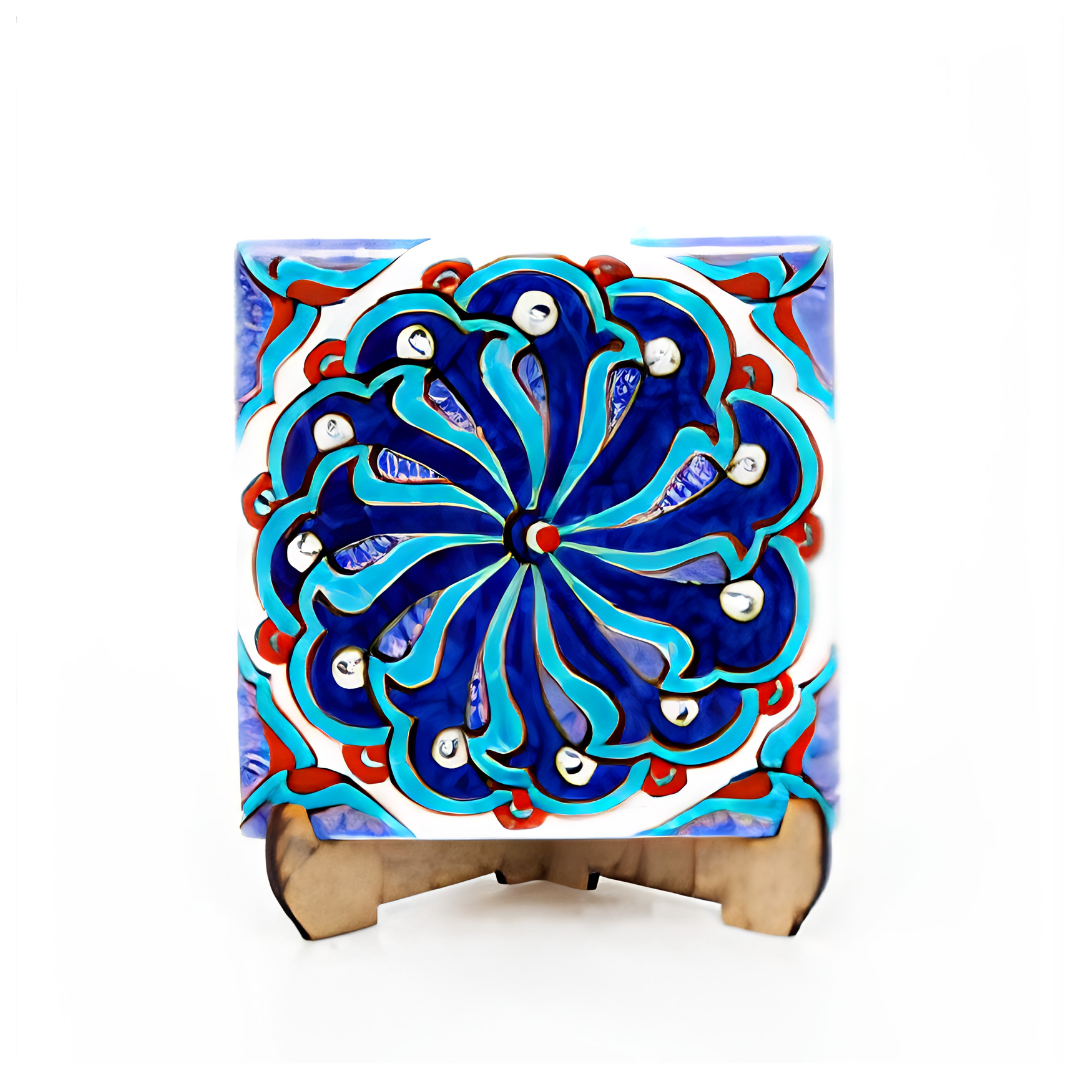 Iznik Floral Tile by Iznik Tile